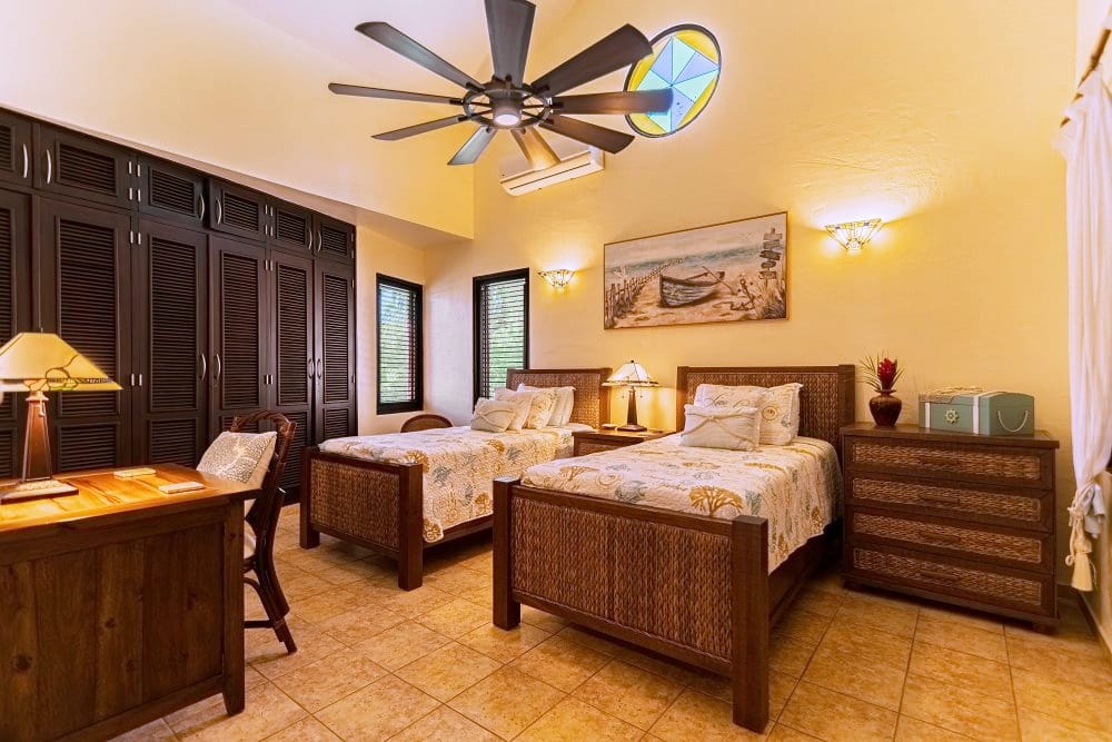 Bedroom with two beds
