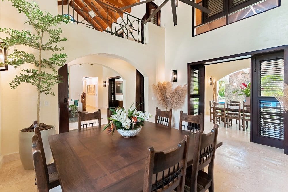 Dining table for the whole group
